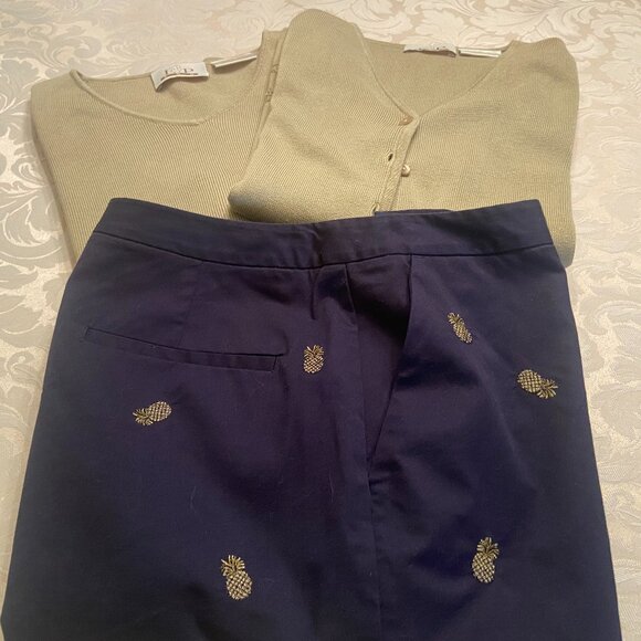 EP Pro Women's Capri Pants Sz 6 + Tank & Cardigan Set- Sz S/P - Picture 4 of 16